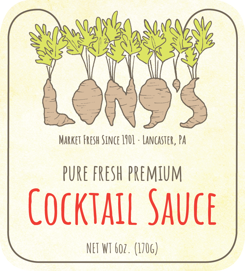 Long's Cocktail Sauce label (front)