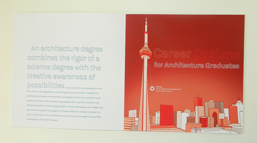 American Institute of Architects promo, sample spread