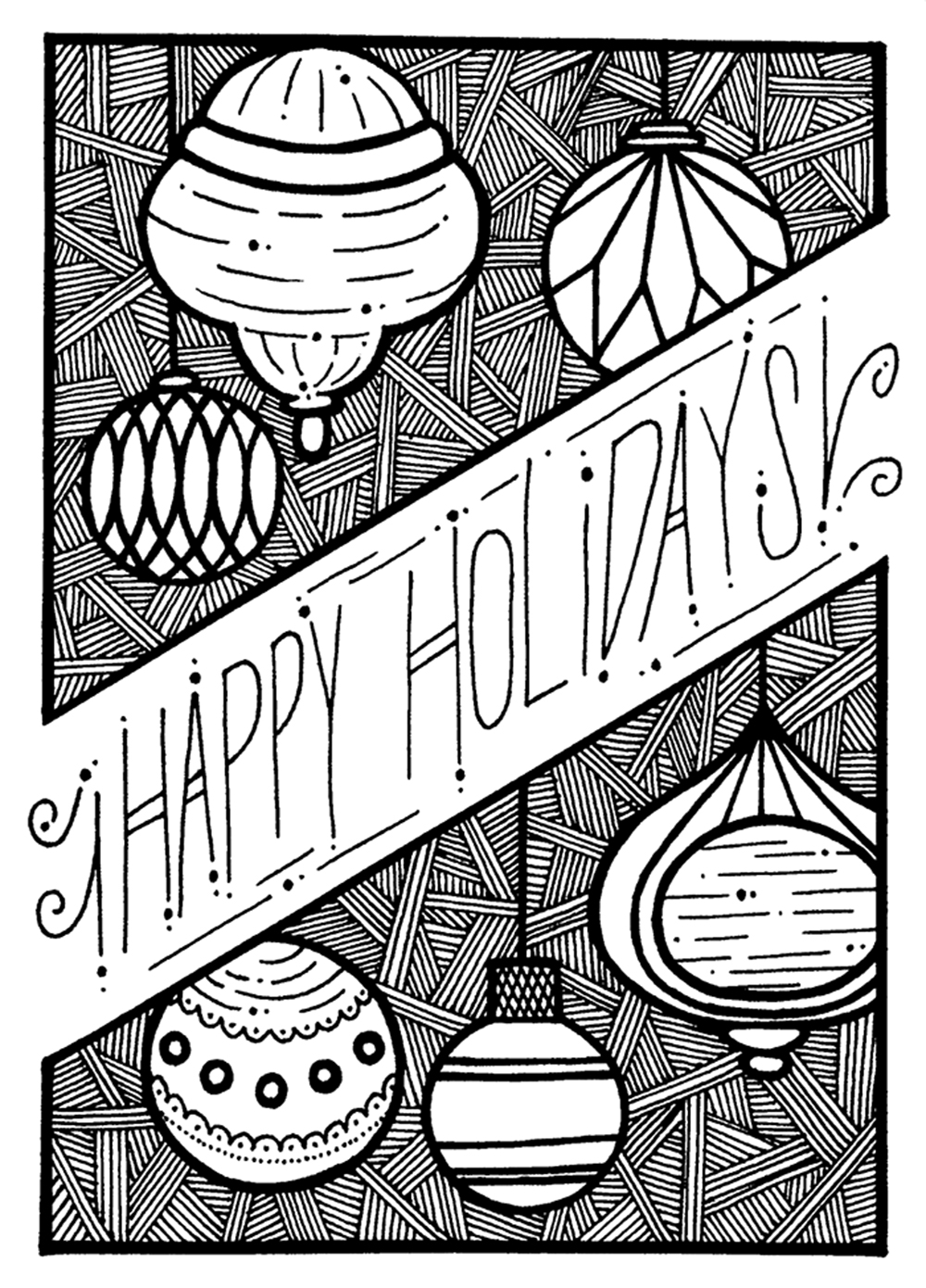 My personal Happy Holidays card, 2014