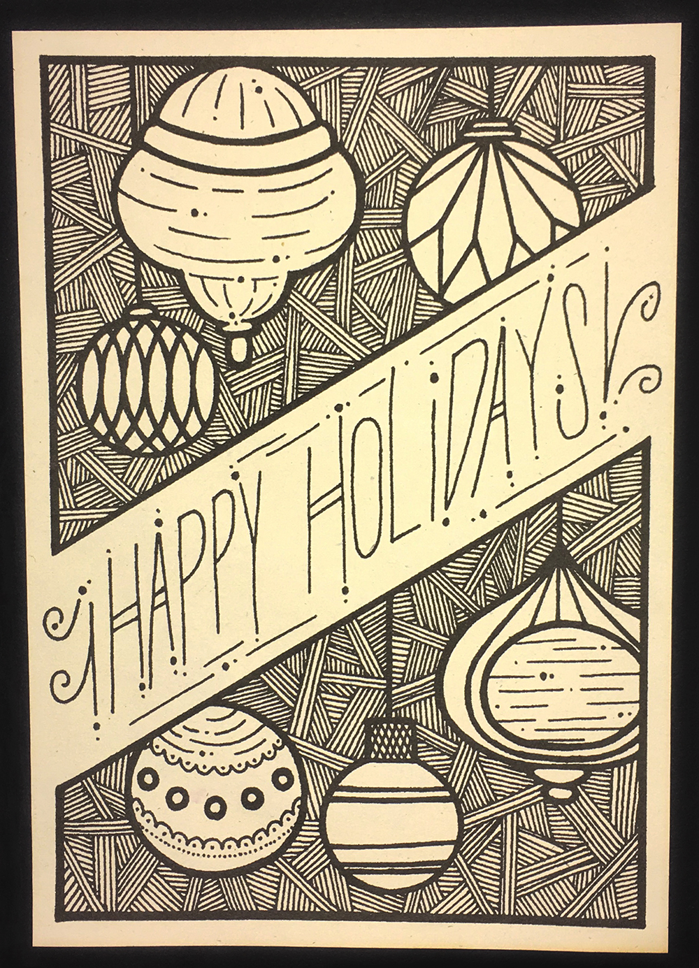 My personal Happy Holidays card, 2014